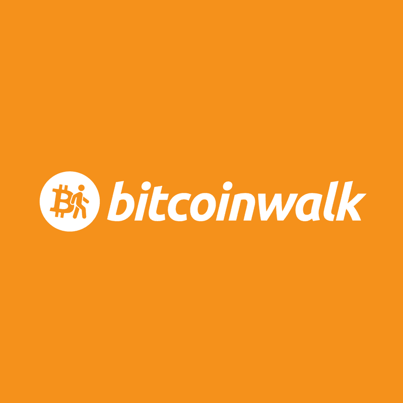 Horizontal logo — reversed on orange