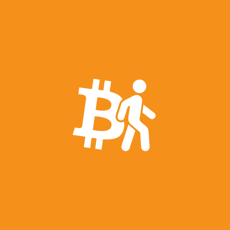 Standalone symbol — reversed on orange