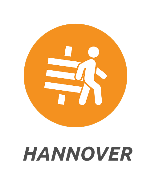 BitcoinWalk Hannover — satsman vertical on white