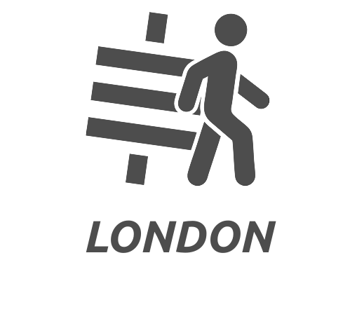 BitcoinWalk London — satsman on white