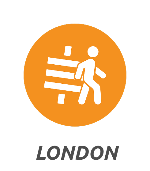 BitcoinWalk London — satsman vertical on white