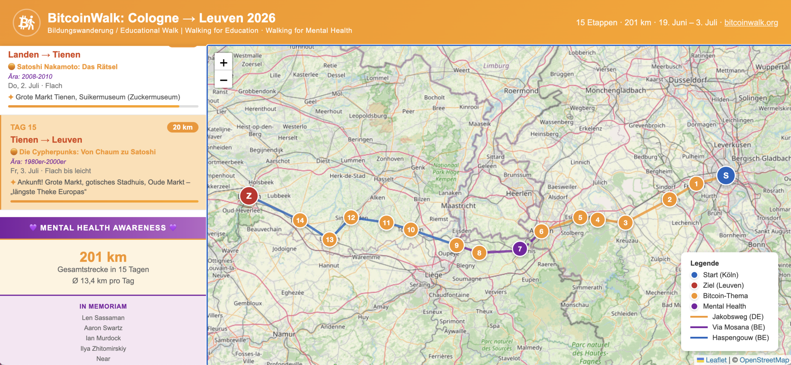 Route Cologne Leuven 2026